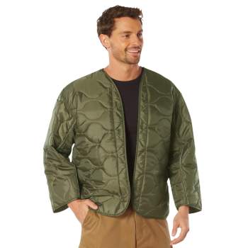 ROTHCO M-65 FIELD JACKET LINER - BLACK
