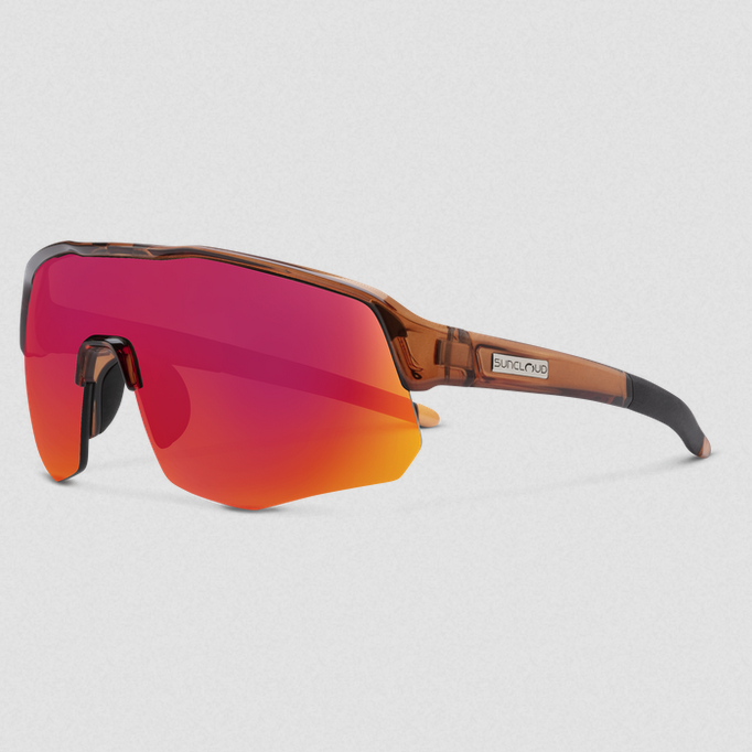Cadence Matte Crystal Amber | Polarized Red Mirror