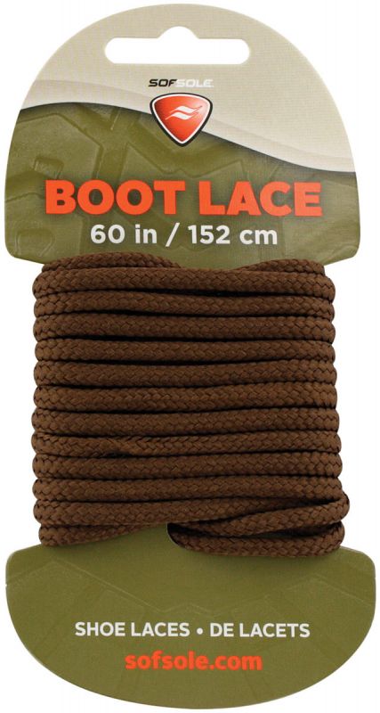 BOOT WAXED LACE BROWN 60"