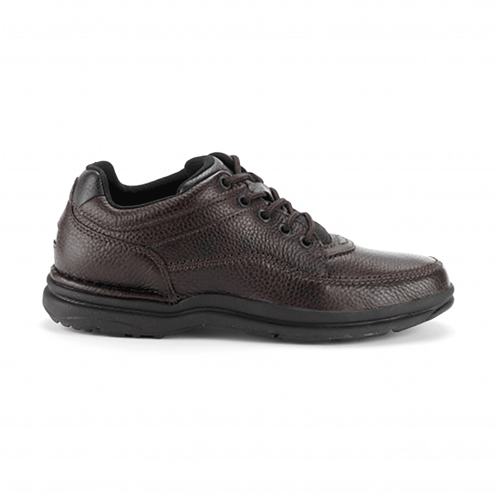 World Tour Men's Classic Shoe-Brown Tumbled