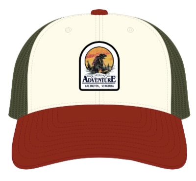 Casual Adventure Dinosaur Hat 115 LOW PRO TRUCKER OSFA BASEBALL HAT BALL CAP