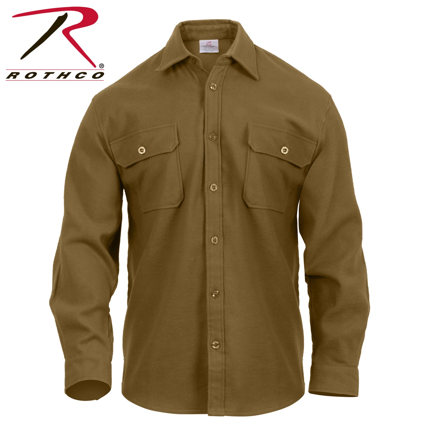 HEAVYWEIGHT FLANNEL SHIRT - COYOTE