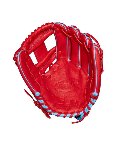A500 11.5” Utility Youth Baseball Glove Red/Blue/White