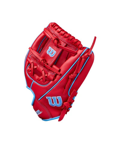 A500 11.5” Utility Youth Baseball Glove Red/Blue/White