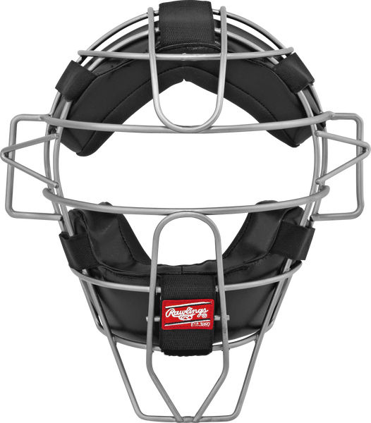 Adult Lightweight Hollow Wire Catcher/Umpire Mask-Black