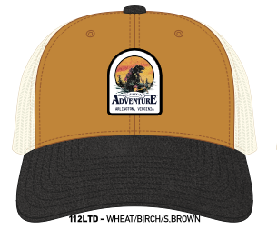 Casual Adventure Dinosaur Garment Washed Trucker Hat 112