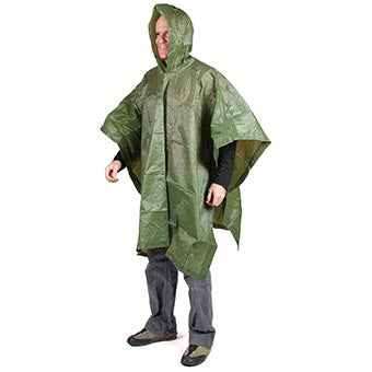 PEREGRINE RAIN PONCHOS - EVERGREEN