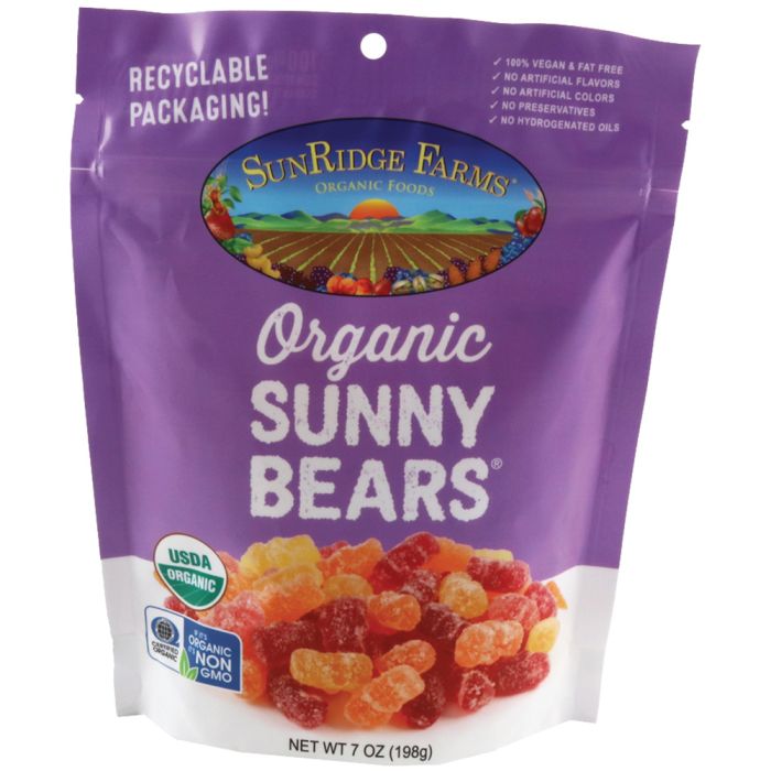SUNNY BEARS VEGETARIAN ORGANIC 7 OZ