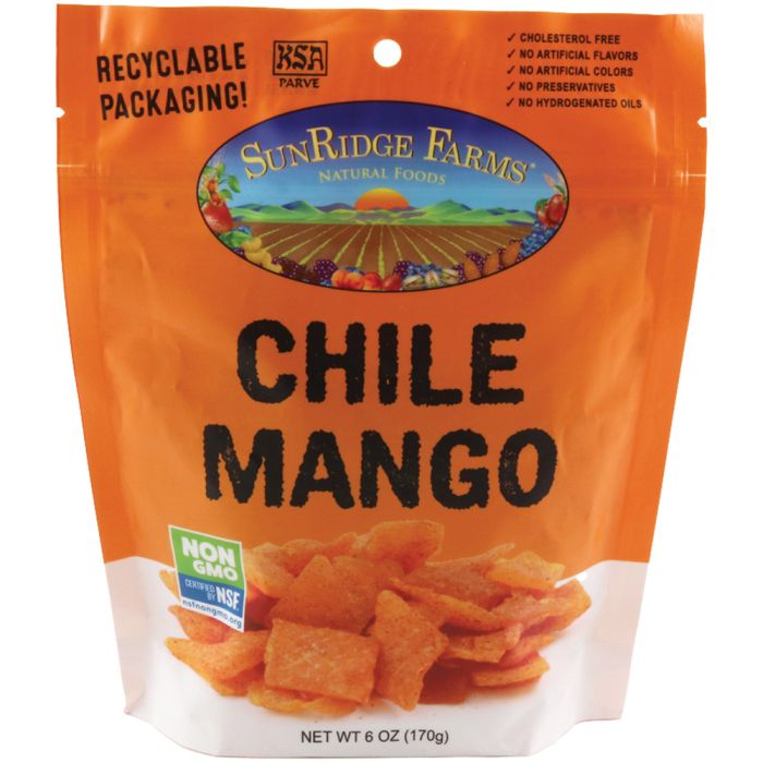MANGO CHILE SPICED 6 OZ SUNRIDGE FARMS