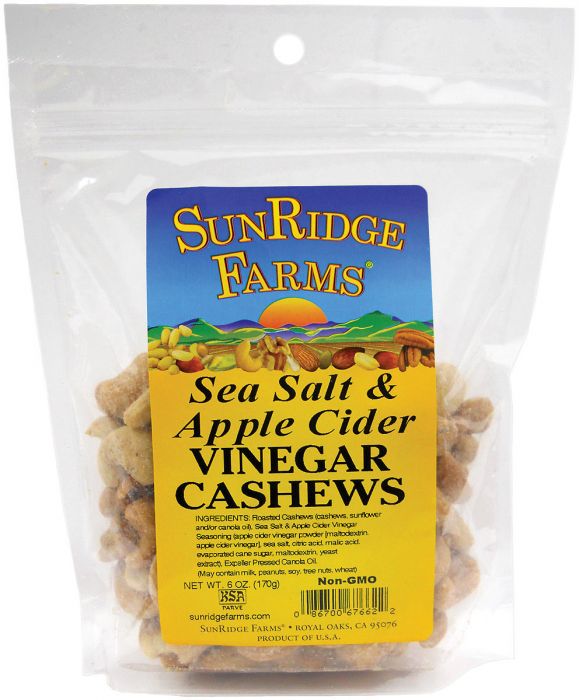 CASHEWS SEA SALT/APPLE VINEGAR