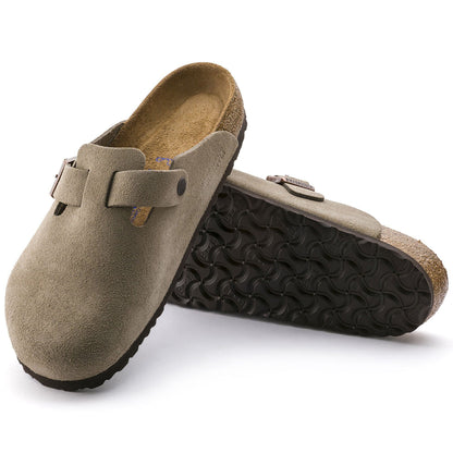 Boston Suede & Leather Soft Foot Bed