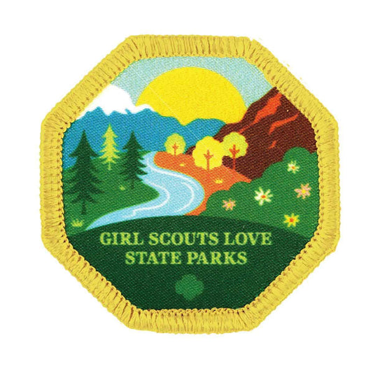 Girl Scouts Love State Parks 2024 Sew-On Patch