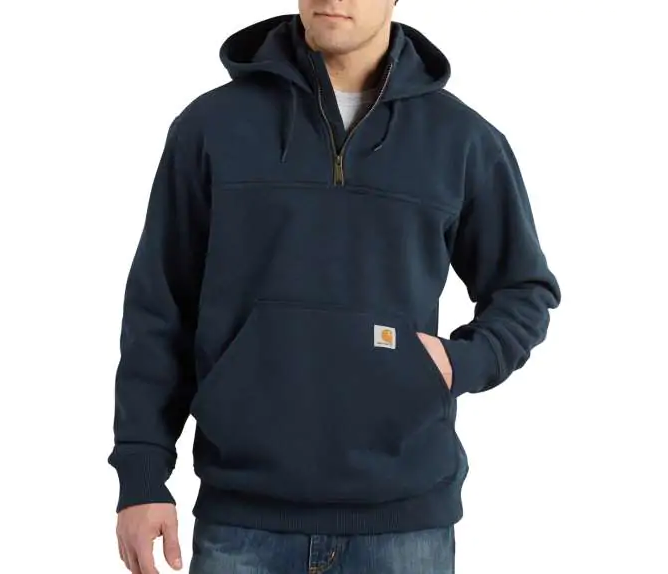 Rain Defender® Paxton Heavyweight Hooded Zip Mock Sweatshirt