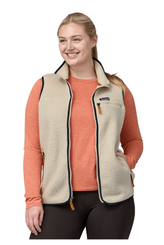 Women's Retro Pile Fleece Vest