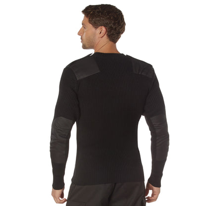 Rothco G.I. Style Acrylic V-Neck Sweater - Black - 2XL