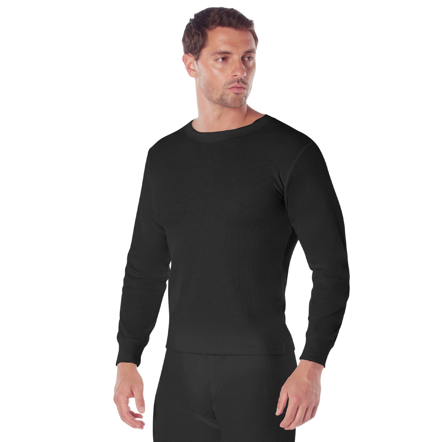 Rothco Thermal Knit Underwear Top - Black - 2XL