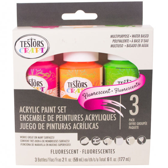 TESTORS Fluorescent Paint Set