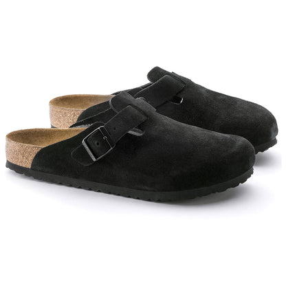 Boston Suede & Leather Soft Foot Bed