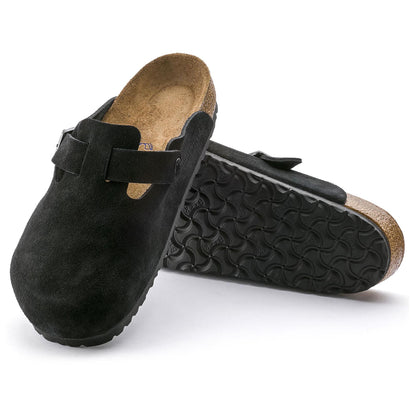 Boston Suede & Leather Soft Foot Bed