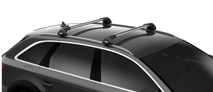 WingBar Edge 86 cm roof bar 1-pack Aluminum Gray 721300