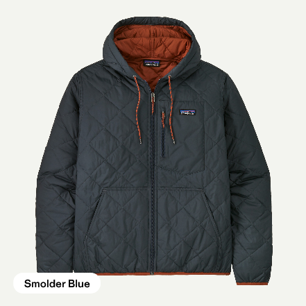 Men's Diamond Quilted Bomber Hoody