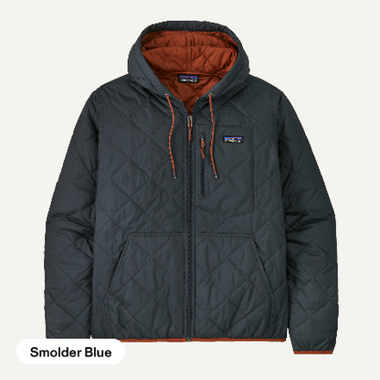Men's Diamond Quilted Bomber Hoody