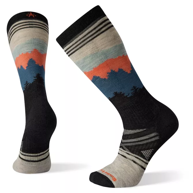 Ski Full Cushion Alpenglow Pattern Socks