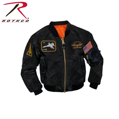 Rothco Kids Flight Jacket With Patches