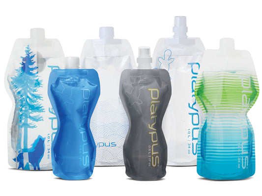 SOFTBOTTLE WITH PUSH-PULL CAP