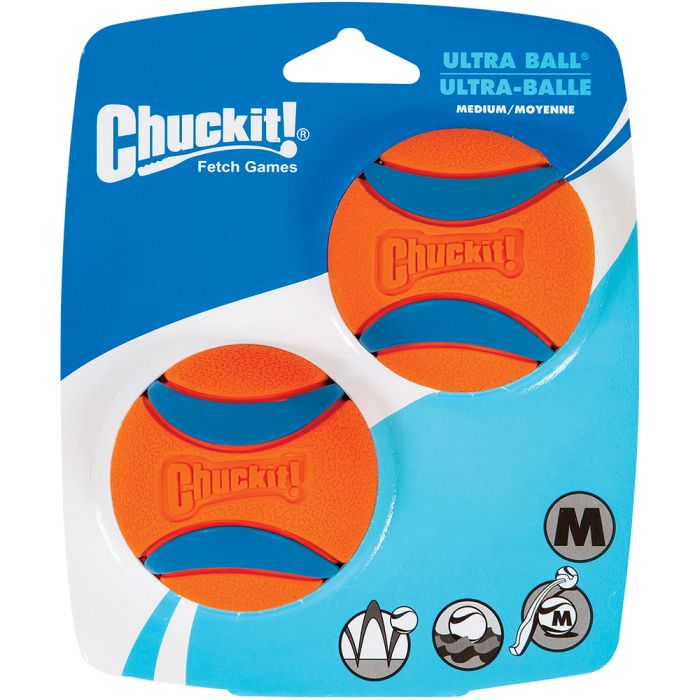 CHUCKIT! ULTRA BALLS MEDIUM 2 PACK