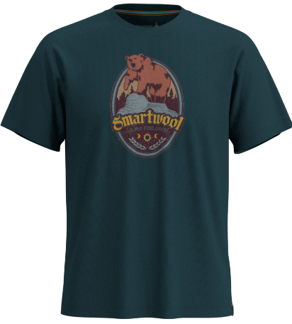 Bear Attack Graphic Short Sleeve Tee