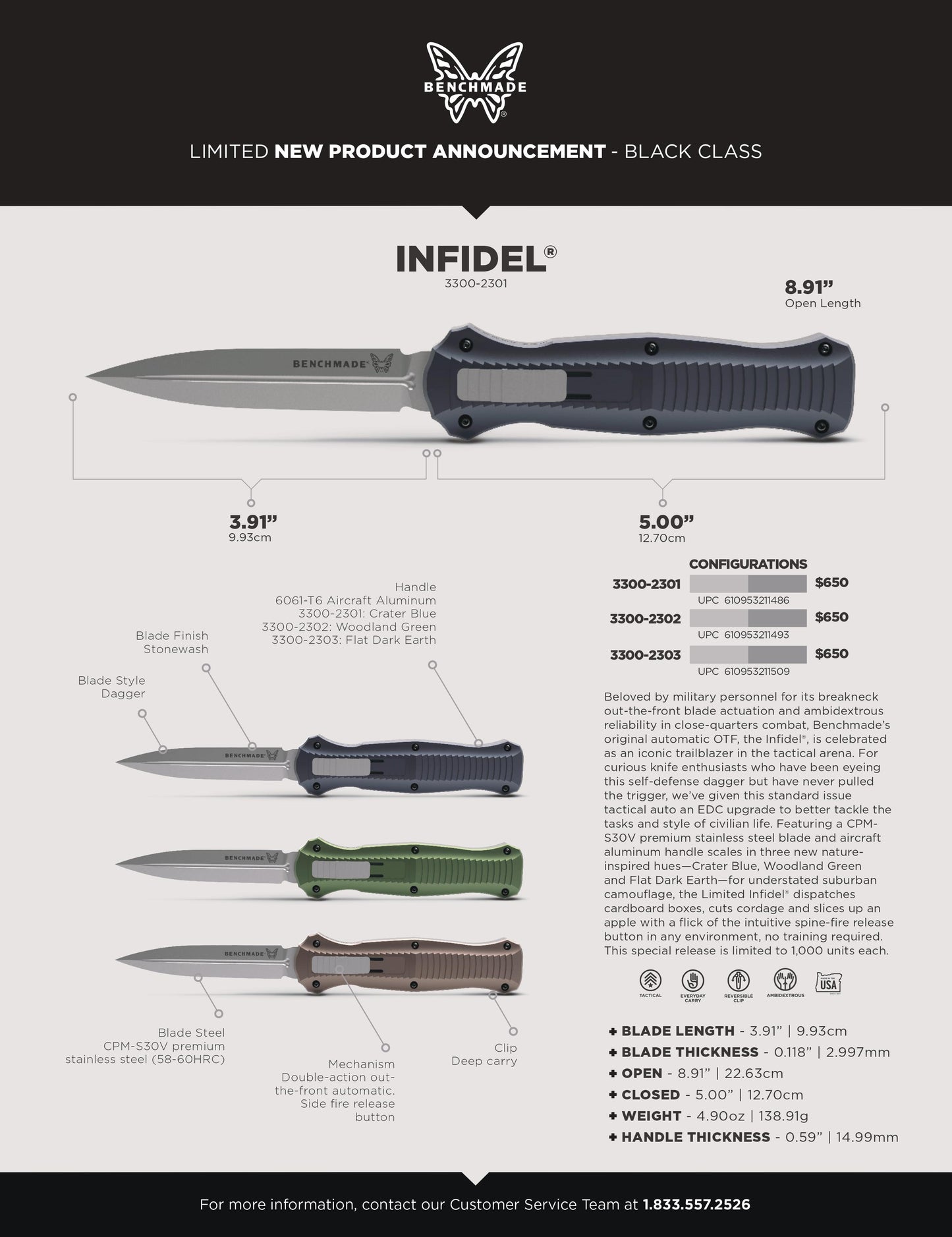 INFIDEL®3300-2302 Limited Edition