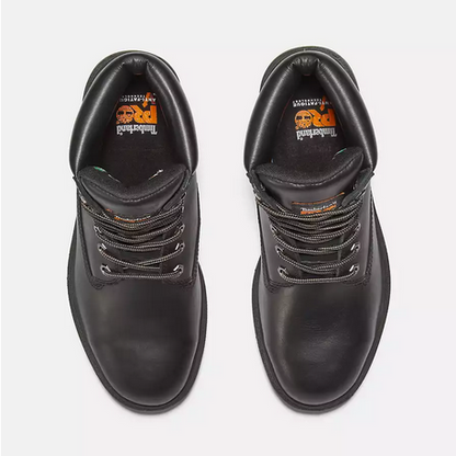 Men's Direct Attach 6" Steel Toe Waterproof Work Boot - Black