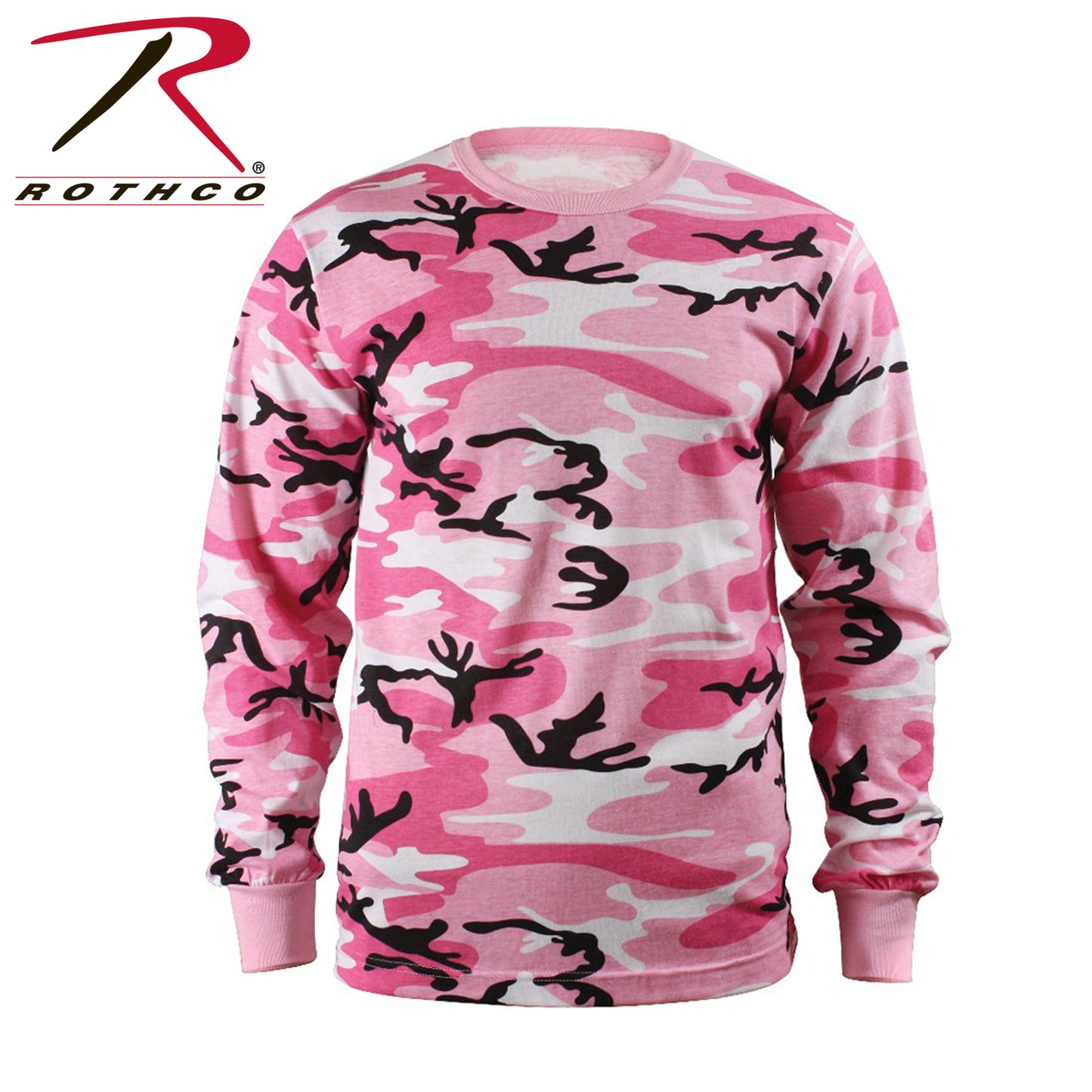 Long Sleeve Colored Camo T-Shirt