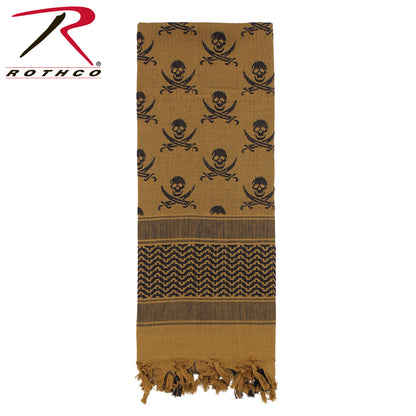 Rothco Skulls Shemagh Tactical Desert Scarf