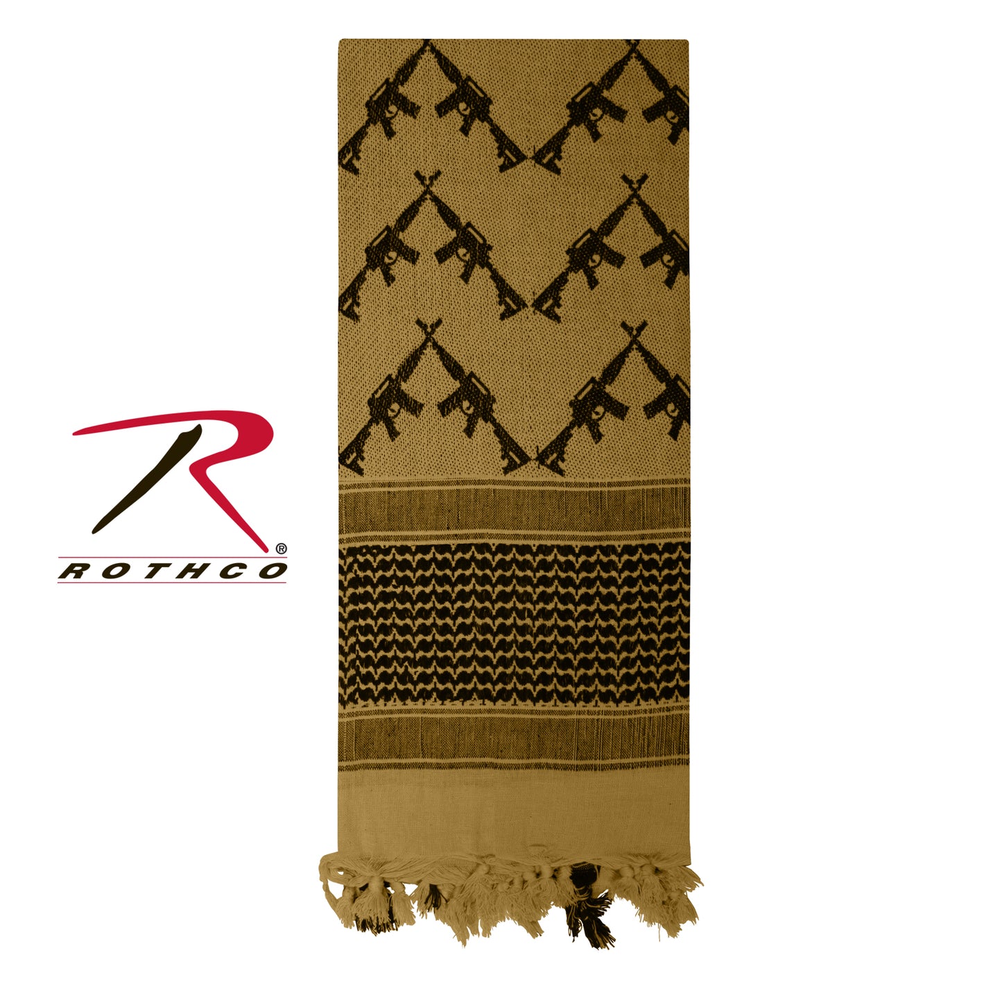 CROSSED RIFLES SHEMAGH TACTICAL SCARF