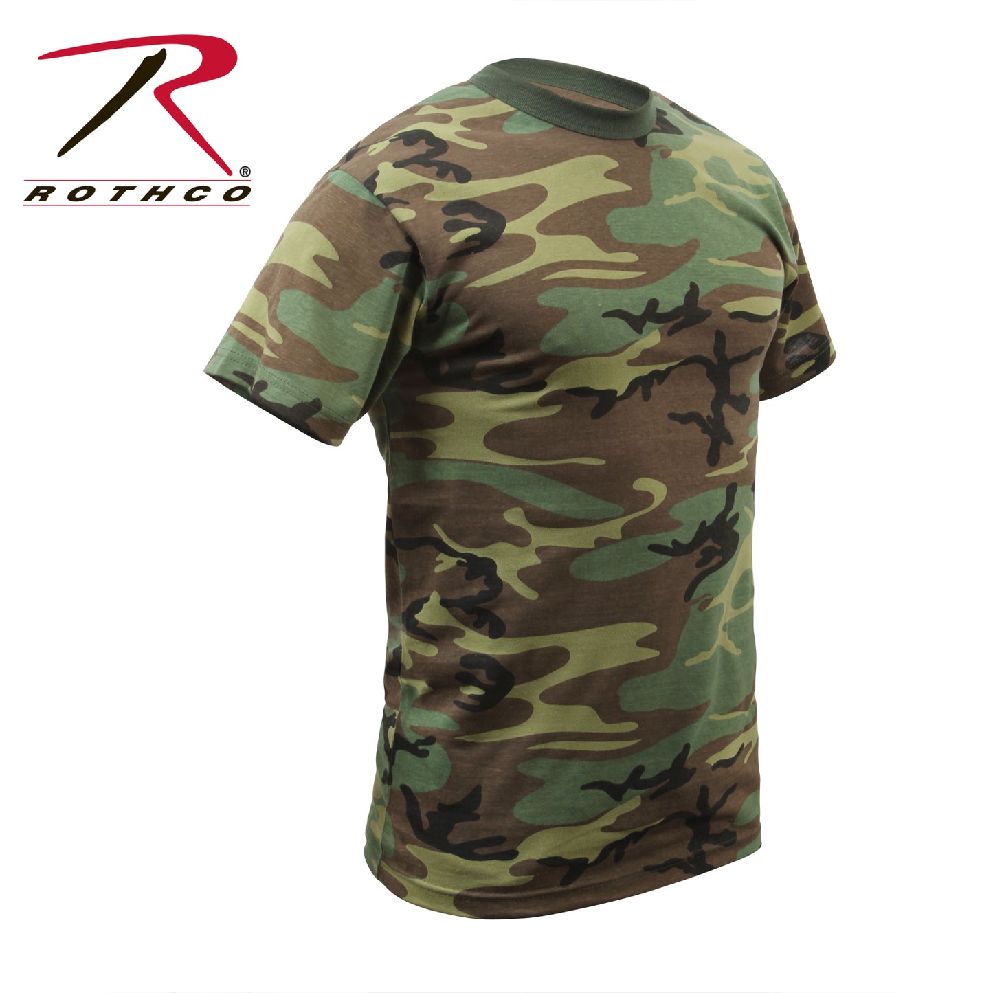 ROTHCO T-SHIRT / WOODLAND CAMO - 3X