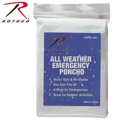 ROTHCO ALL WEATHER EMERGENCY PONCHO