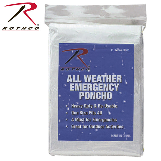 ROTHCO ALL WEATHER EMERGENCY PONCHO