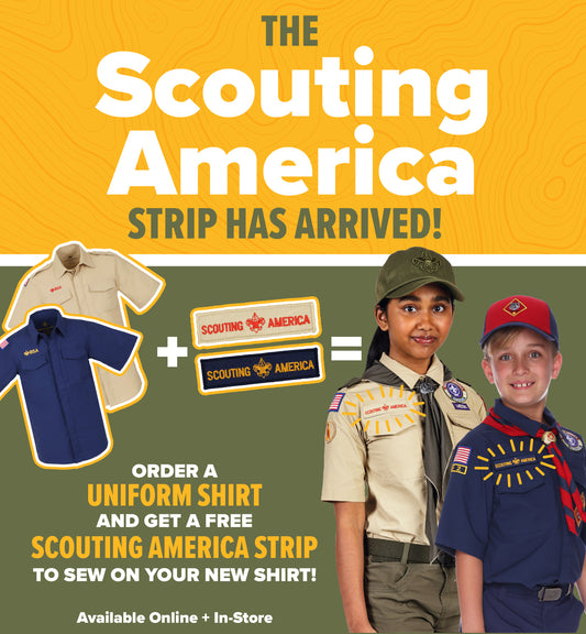 Strip Navy Scouting America CS