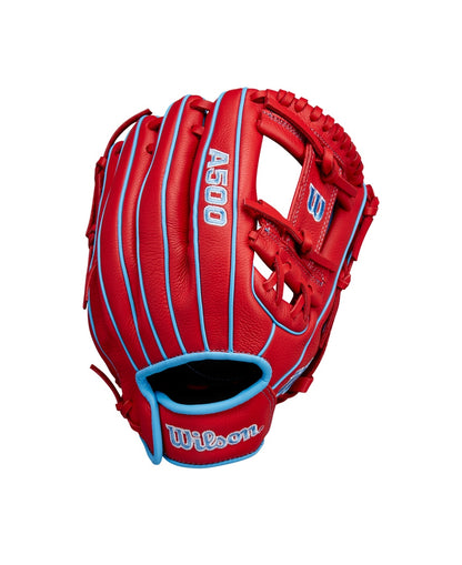 A500 11.5” Utility Youth Baseball Glove Red/Blue/White