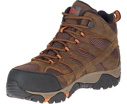 Men's Moab Vertex Mid Waterproof Comp Toe Work Boot