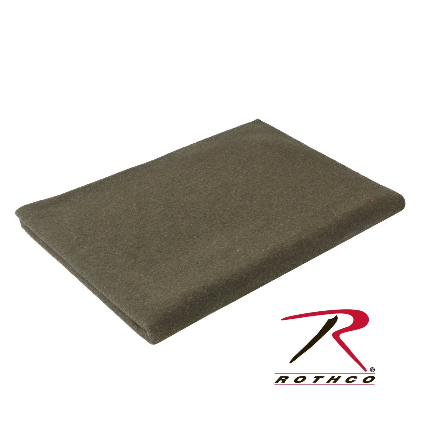 Rothco Wool Blanket - Olive Drab 66" x 90"