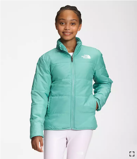 Girls' Reversible Mossbud Jacket