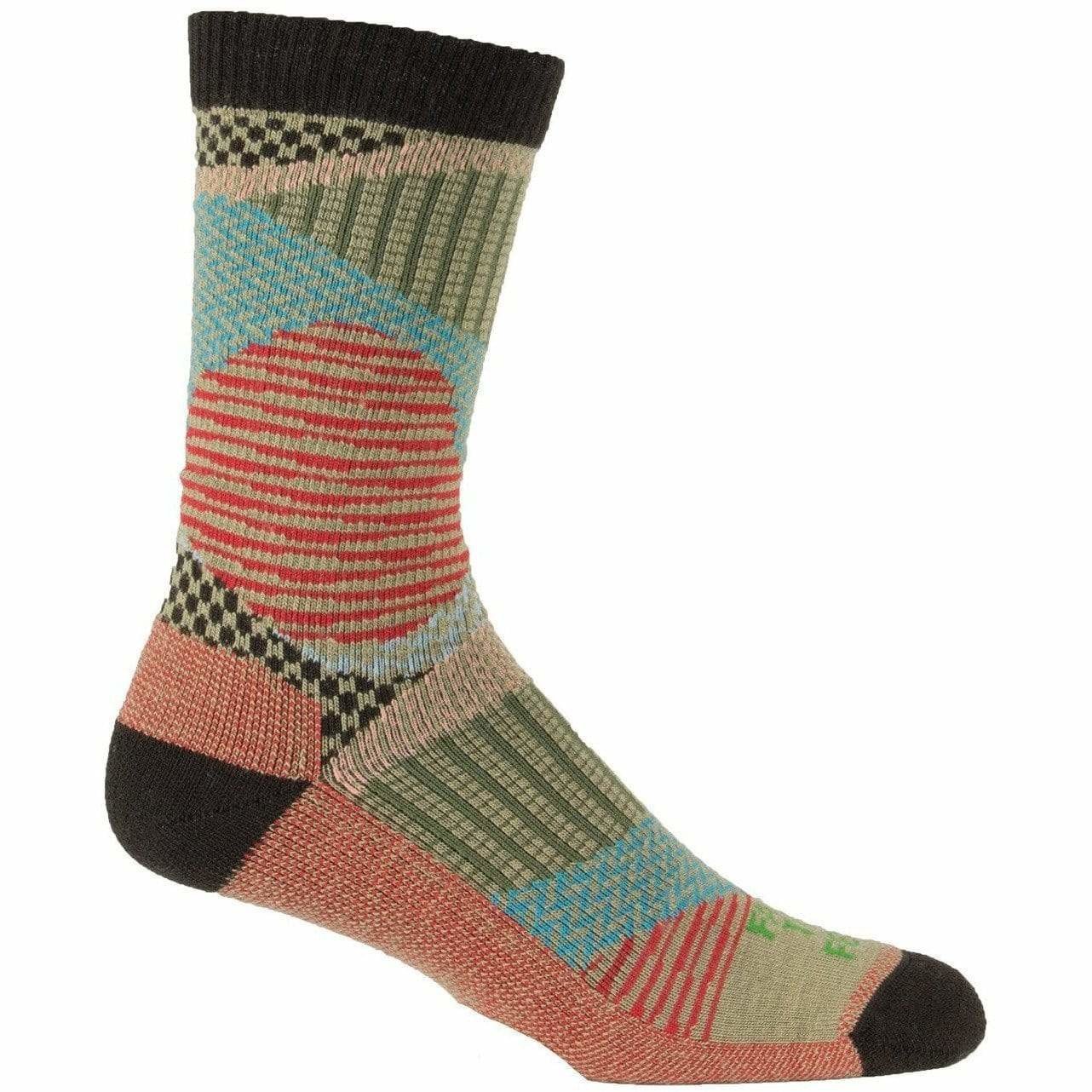 Valle Crucis Lightweight Patchwork Crew Socks