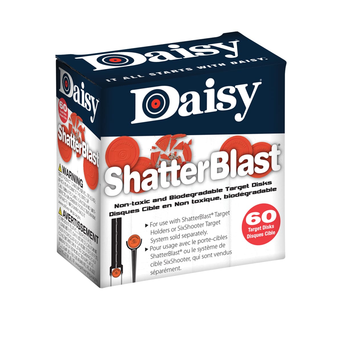 Daisy ShatterBlast Clay Targets, 60-Count – Casual Adventure Outfitters