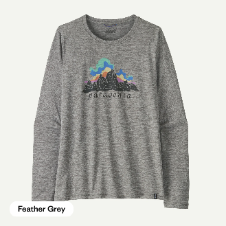 W's L/S Cap Cool Daily Shirt - Fitz Roy Nimbus