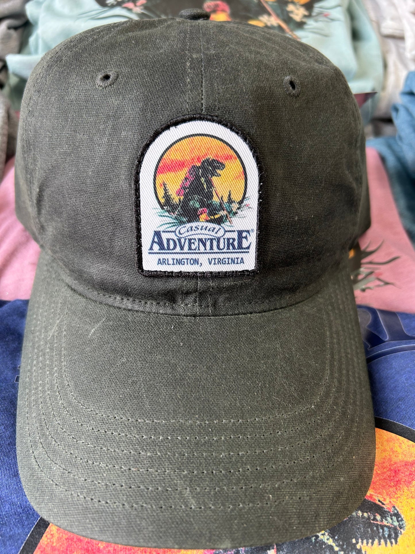 Casual Adventure Dinosaur Hat WATER REPELLENT WAXED COTTON