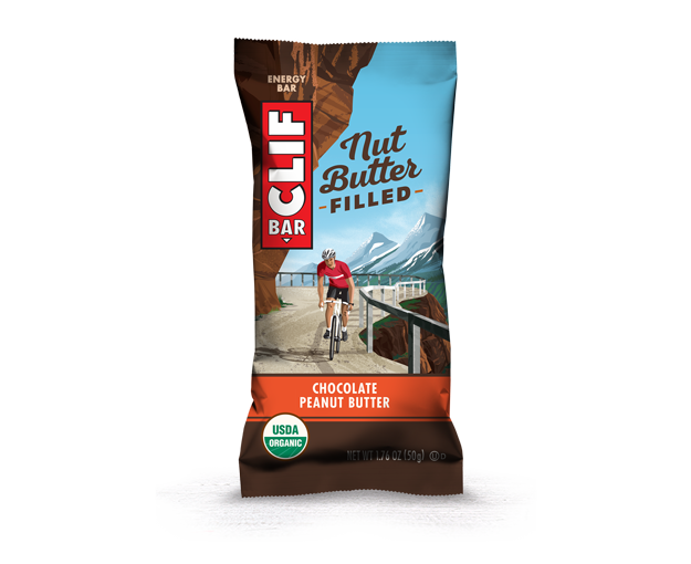 Chocolate Peanut Butter Clif Bar Nut Butter Filled