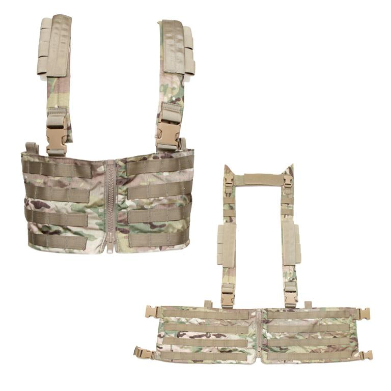 Low Profile Chest Rig W/ Zipper-Multicam